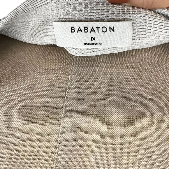 Aritzia Babaton‎ Sculpt Knit Cropped Tank Top Squareneck Gray Plus Size 1X - Picture 7 of 9